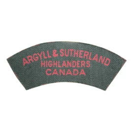 Title Argyll & Sutherland Higlanders Canada