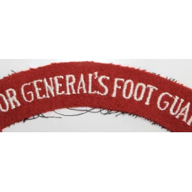 Title Governor General's Footguards Canadien