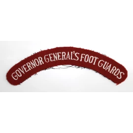 Title Governor General's Footguards Canadien