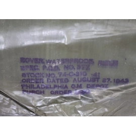 Waterproof cover for US Army 1943 rifle