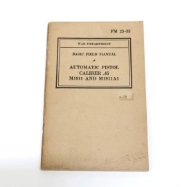 1940 Instruction Manual for Colt-45