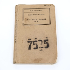 Manuel d'instruction 1940 pour fusil M-1 Garand