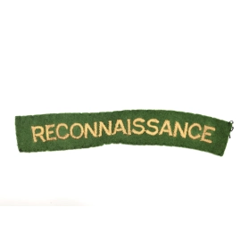 Title Reconnaissance  British Army