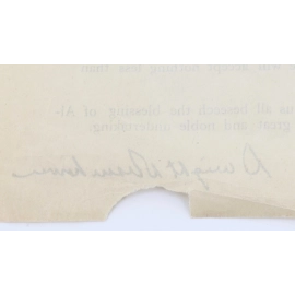 Message Général Dwight D Eisenhower